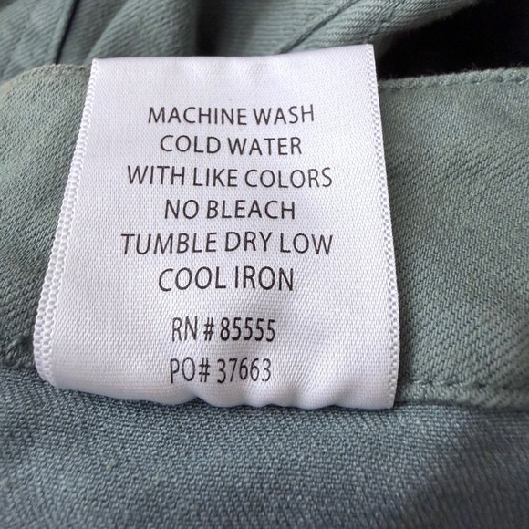 Studio Blue Utility Pants Women 32 Juniper Green NWT - Picture 8 of 9